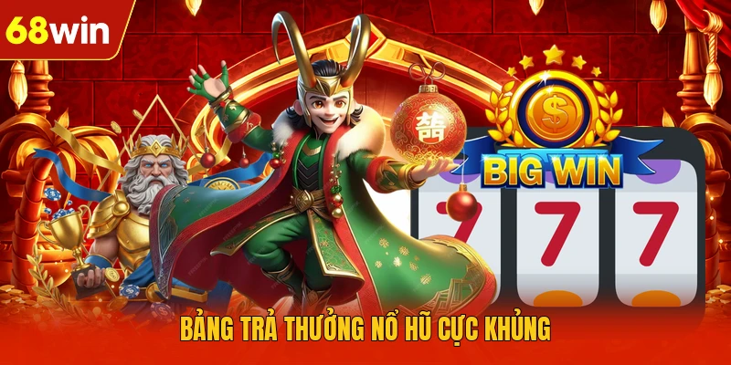 Bảng trả thưởng nổ hũ cực khủng